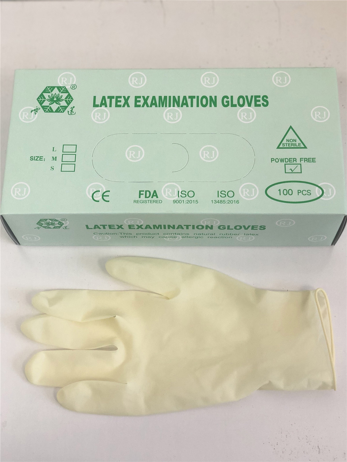 Latex Examination Gloves, Powder Free, Non-sterile304